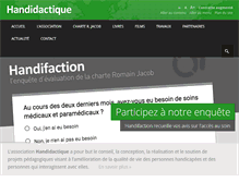 Tablet Screenshot of handidactique.org